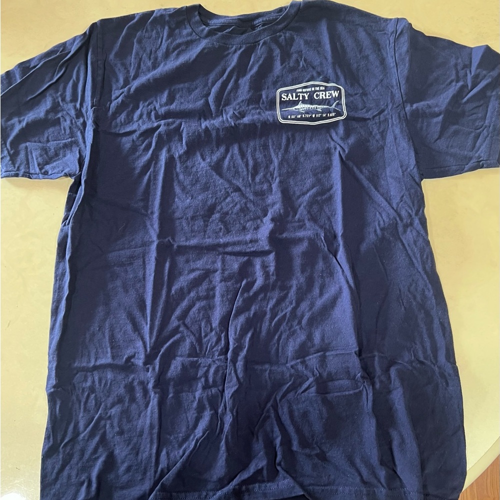 Salty Crew Men's Navy Blue T-Shirt
